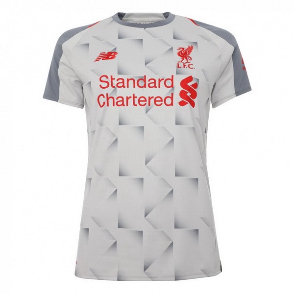 Camiseta Liverpool 3ª Mujer 2018/19 Blanco